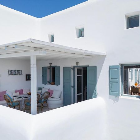 Mykonian Style W Shared Pool Houses & Nighttime Security Guard Ornos  Exterior foto