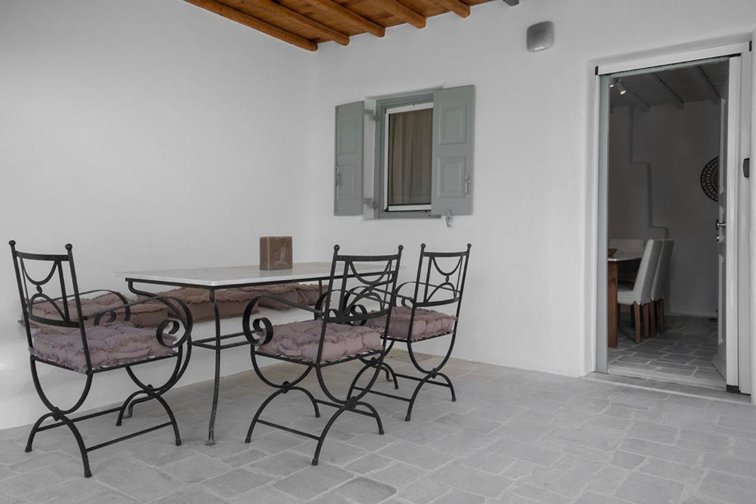 Mykonian Style W Shared Pool Houses & Nighttime Security Guard Ornos  Exterior foto