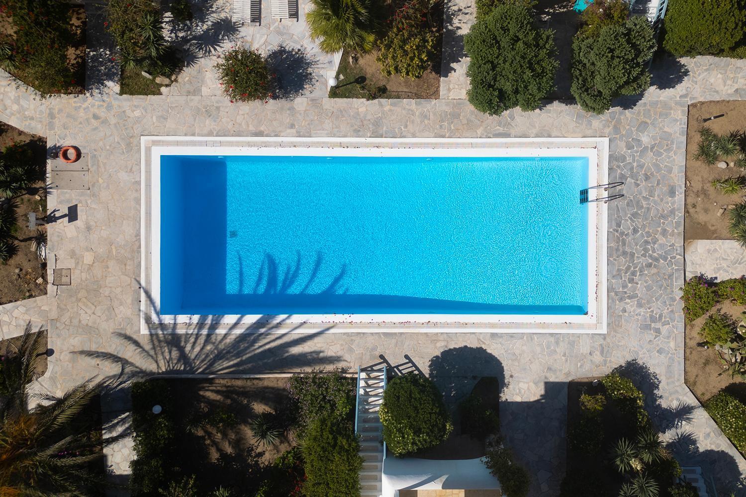 Mykonian Style W Shared Pool Houses & Nighttime Security Guard Ornos  Exterior foto
